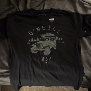 O'Neill Men's Black Long Sleeve Graphic Tee